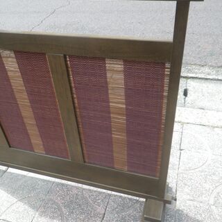 ■配達可■和風 ついたて 衝立 仕切り 和室 座卓用 幅120の画像