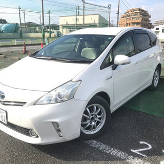 人気車トヨタプリウスアルファ長い車検