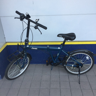 JEEP折りたたみ自転車（ダークネイビー）です。【トレファク東大阪店】