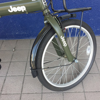 JEEP折りたたみ自転車（カーキ）です。【トレファク東大阪店】
