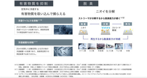 ダイキン DAIKIN UVストリーマ空気清浄機 UVC LED搭載 22畳まで ACB50X-S 