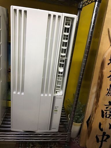 CORONA コロナ　窓用エアコン　CW-169G　専用窓枠 汎用リモコン付き　ウインド型冷房専用