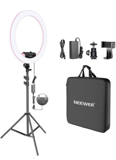 値下げ　Neewer リングライト「アップグレード版-1.8cm超薄型」