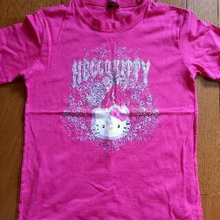 Tシャツ　レディース　キティちゃん柄