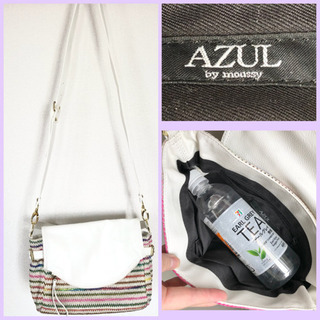 AZUL by mousy 白2wayショルダーバッグの画像