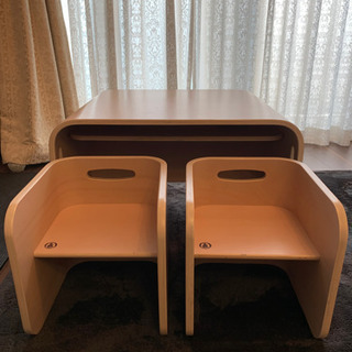 HOPPL(ホップル) コロコロチェア&デスク3点セット