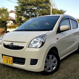 低走行 車検ながーい 室内きれい ダイハツミラ kawaii イエローの画像