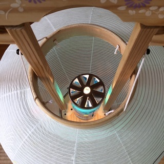 木製回転提灯　一対の画像