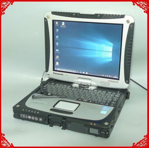 日本製 タフブック 中古動作良品 10.1型 Panasonic CF-19AW1ADS Core i5 4GB 250G 無線 Bluetooth Windows10 Office タッチペン対応