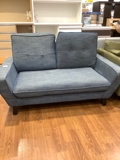 2人掛けソファー　RELAX FORM ネイビー