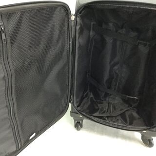  キャリーバッグ 小型 ブラック/黒 出張 仕事用 メンズ レディース スーツケース H54 W34 D23 旅行かばんの画像