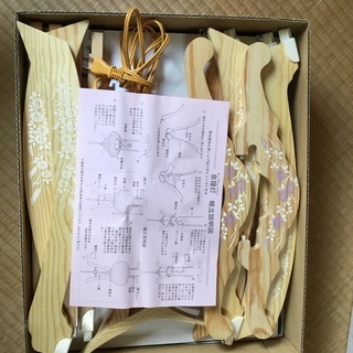 木製回転提灯　一対の画像