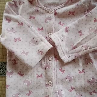 ウサギパジャマ95cm の画像