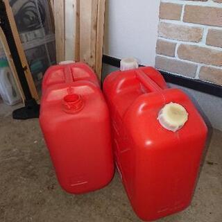灯油用１８Lポリタンク×2の画像