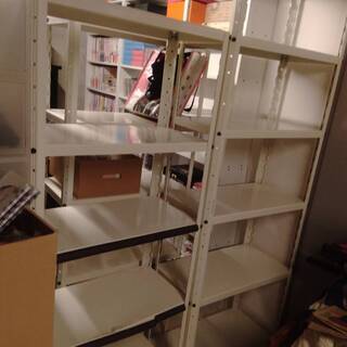 購入金額2万↑のスチール棚差し上げますの画像