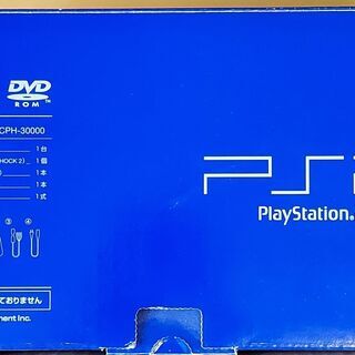 【中古】PS2 SCPH-30000 <本体動作可/コントローラー不調/リモコン付>の画像