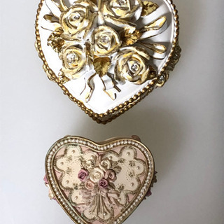 薔薇の小物入れ（再値下げ）２個まとめて