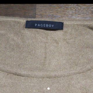未使用!!ページボーイのニット!!の画像