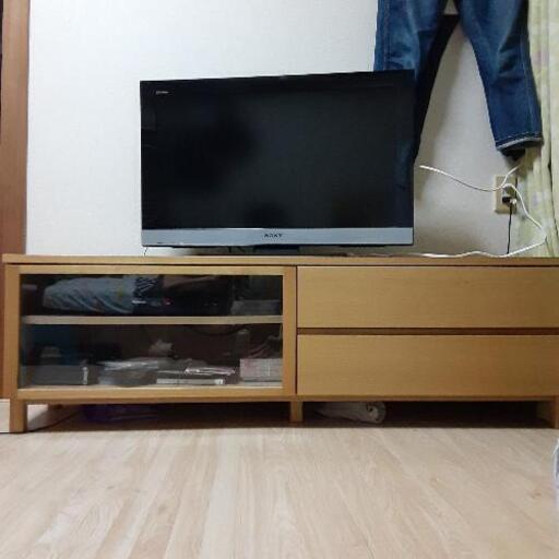 【お値下げしました‼️】無印良品　テレビ台　幅150cm　オーク材