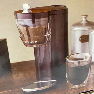 未使用recolteレコルトソロカフェコーヒーメーカー耐熱ガラス付き