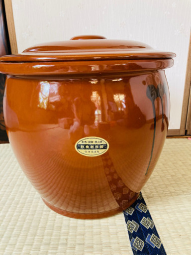 丸壺　丸かめ　梅干しやらっきょう漬けにどうぞ