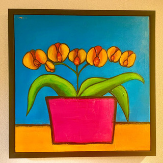 手書きの油絵　の画像