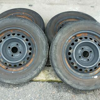 ジャンク！14インチ　ホイール4本セット！　175/65R14