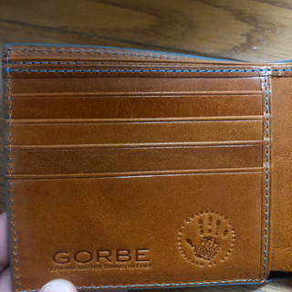 メンズ　二つ折り財布　の画像