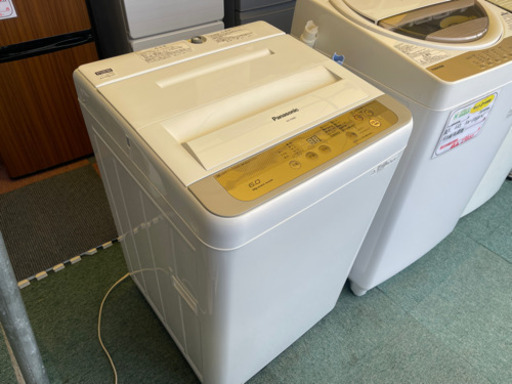 【リサイクルサービス八光　田上店　安心の1か月保証　配達・設置OK】パナソニック Panasonic NA-F60B9-N [全自動洗濯機 (6.0kg) シャンパン]