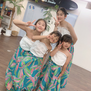 🌺子供フラダンス🌺　深井駅　金曜夕方クラス🤍