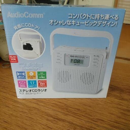 新品未使用　ステレオ　ラジオ　CD