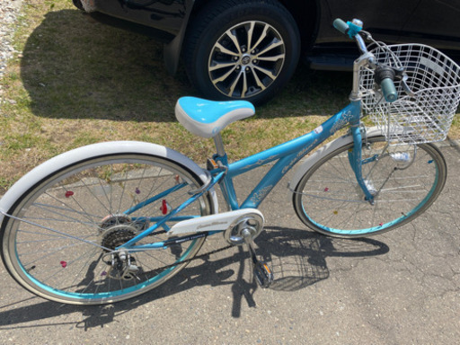 自転車女の子26インチ切り替え