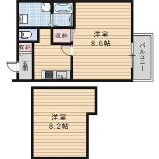 No31KN😚❗️敷金・礼金無し•ロフト付きの人気物件😊⭐️❗️