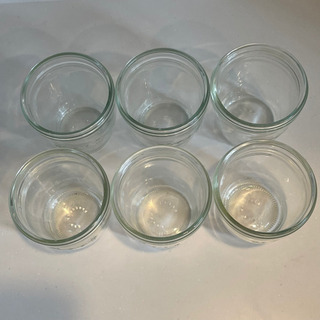 モロゾフのプリンカップ　大　6個セット　プリン容器　ゼリー容器　お菓子作りの画像