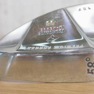 【レンタル可】美品！ ゴルフクラブ SW サンドウェッジ AW アプローチウェッジ TOURSTAGE X-WEDGE 03  58° 8 PREMIUM FORGED です。の画像