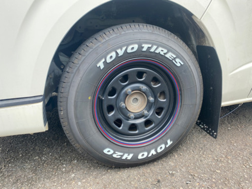 ハイエース用 デイトナホイール中古＋TOYO H20 ほぼ新品 4本