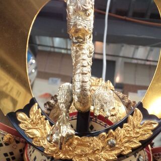 【愛品倶楽部柏店】置物 源氏 兜飾り 龍玉作【管理No:112-042215 002】柏市周辺 出張買取 持込買取 引越し 処分 不要 生前整理 遺品整理 ご相談を！ 松戸 流山 我孫子 ﾘﾕｰｽ ﾘｻｲｸﾙ【店舗同時販売中】の画像