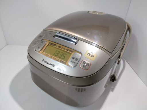 中古 Panasonic SRーHC101 炊飯器 IH 電気炊飯ジャー2011年製 胴釜 5合炊き