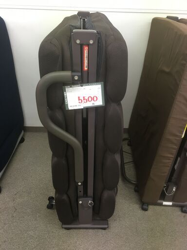 【格安！折りたたみベッド】折りたたみベッド シングルサイズ ハイタイプ：ブラウン