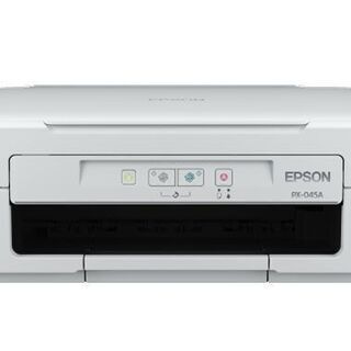 ss2579【未使用品】　エプソン　インクジェットプリンター　PX-045A　ホワイト 　EPSON　プリンタ　カラリオ　コピー機　家庭用　白　A4 　プリント　スキャン　無線/有線　コンパクト　シンプル