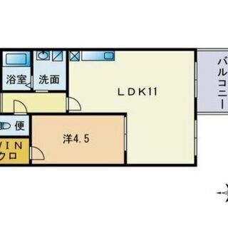 【初期費用5万円部屋】佐賀市北川副町の綺麗な１LDK【保証人なし相談可】 - 不動産