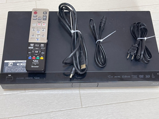 SHARP AQUOSブルーレイディスクレコーダー