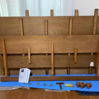 【無料】ニトリ・ダブル（クイーン）ベッドフレーム【ほぼ新品】の画像