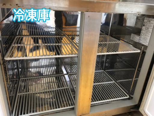 業務用コールドテーブル冷蔵庫と冷凍庫2つで60000円