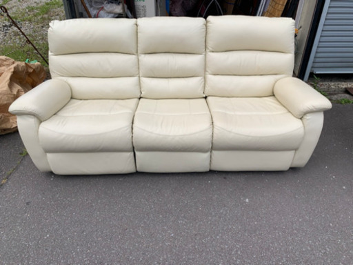 リクライニング電動ソファ　分割式