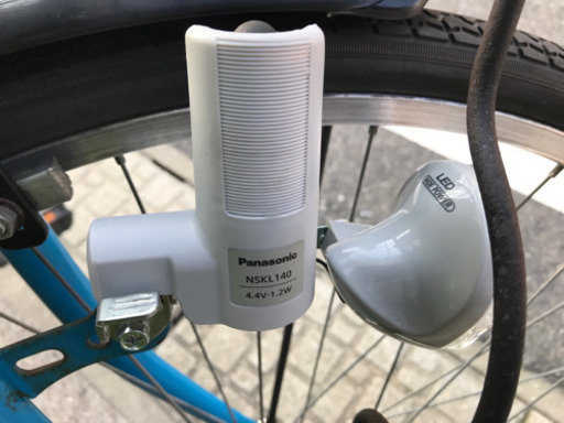 中古自転車27インチ6段ギア/Panasonic LEDライト。 (pen1091) 北九州の