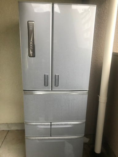 値下げ☆【直接引取歓迎】東芝　6ドア冷蔵庫　GR-D50F(S) 2011年製 訳あり