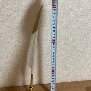 《引取限定》羽根ペン風ボールペンお譲りしますの画像