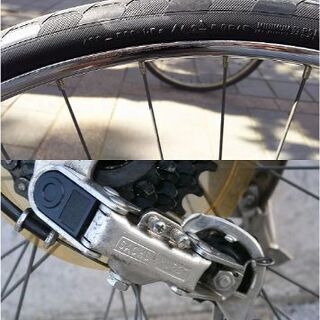 イギリス製　ラレーの古い自転車　ドロップハンドルの画像