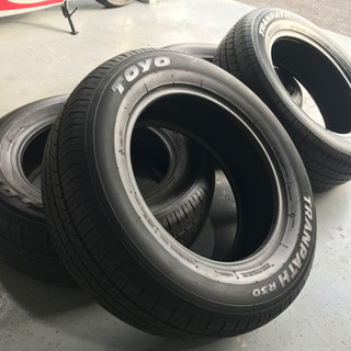 岡山☆ TOYO トーヨー TRANPATH トランパス R30 215/65R16 ４本 バリ山！ 20 ヴェルファイアハイブリッド ミニバン 中古タイヤ の画像